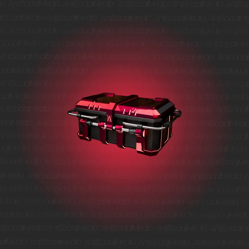 Red ASM crate, Mythic finish
